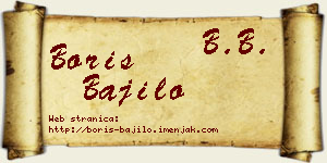 Boris Bajilo vizit kartica